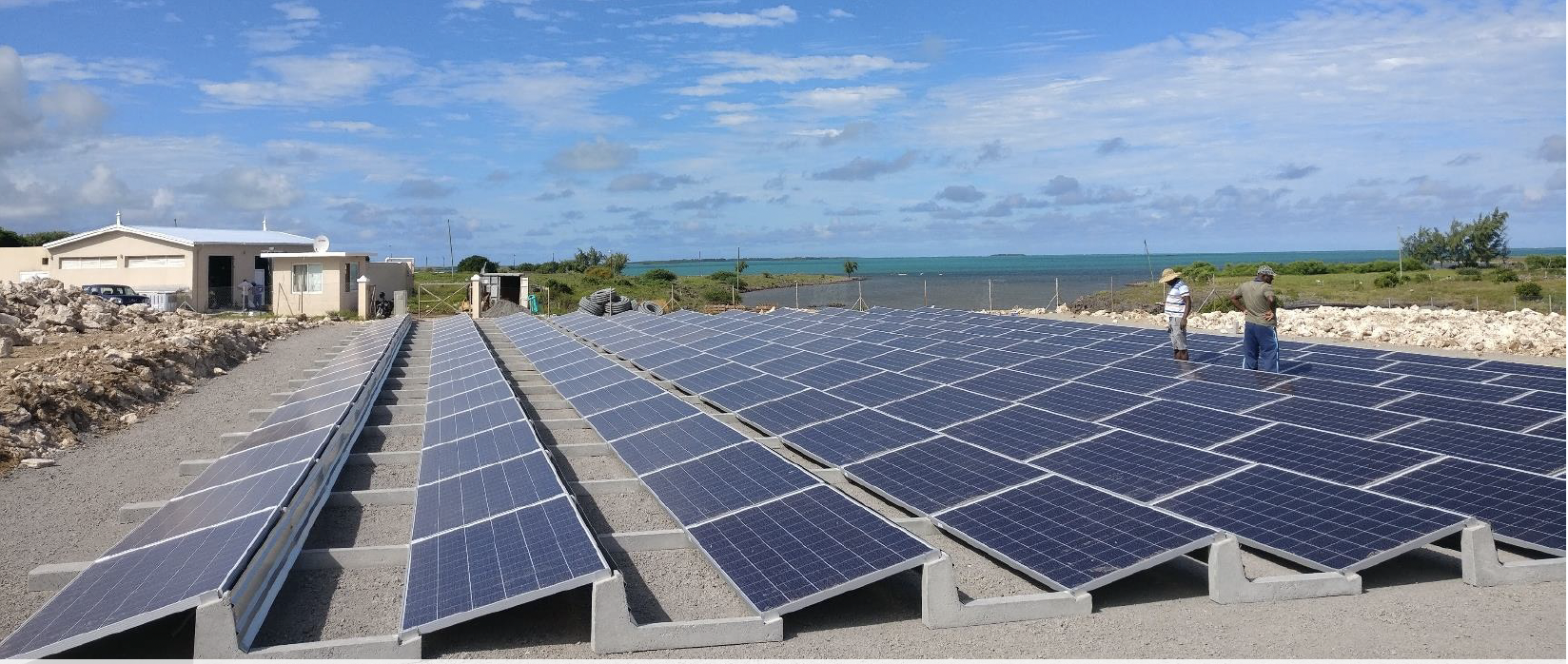 C’est la première unité de dessalement solaire de l’océan indien installée.